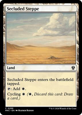Secluded Steppe card from Commander: Murders at Karlov Manor