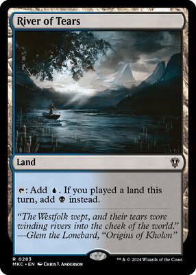 River of Tears card from Commander: Murders at Karlov Manor