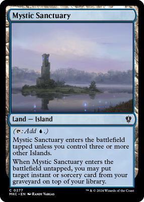 Mystic Sanctuary card from Commander: Murders at Karlov Manor