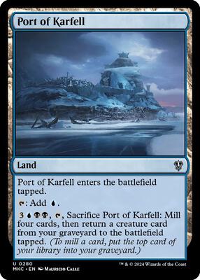 Port of Karfell card from Commander: Murders at Karlov Manor