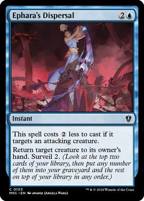 Ephara's Dispersal card from Commander: Murders at Karlov Manor