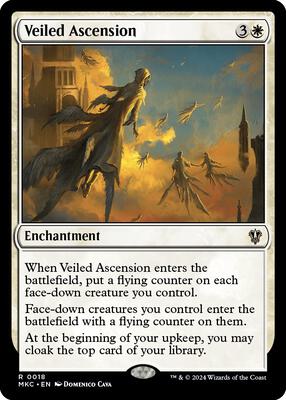Veiled Ascension card from Commander: Murders at Karlov Manor