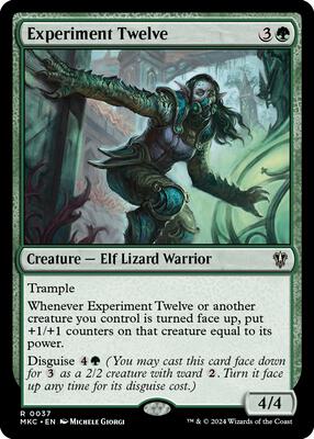 Experiment Twelve card from Commander: Murders at Karlov Manor
