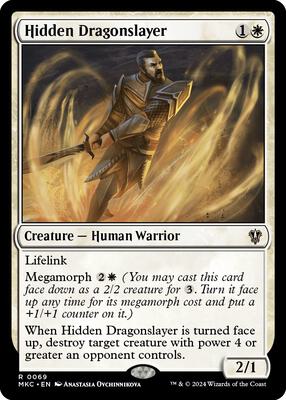 Hidden Dragonslayer card from Commander: Murders at Karlov Manor