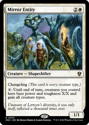 Mirror Entity card from Commander: Murders at Karlov Manor