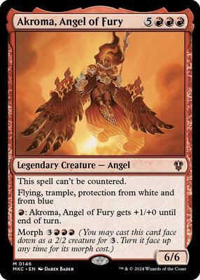Akroma, Angel of Fury card from Commander: Murders at Karlov Manor