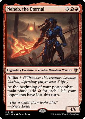 Neheb, the Eternal card from Commander: Murders at Karlov Manor