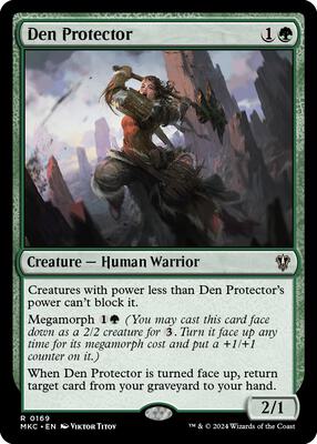 Den Protector card from Commander: Murders at Karlov Manor