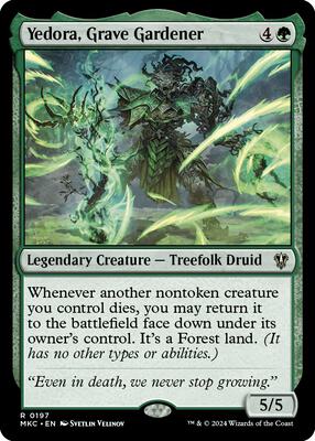 Yedora, Grave Gardener card from Commander: Murders at Karlov Manor