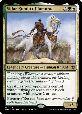 Sidar Kondo of Jamuraa card from Commander: Murders at Karlov Manor