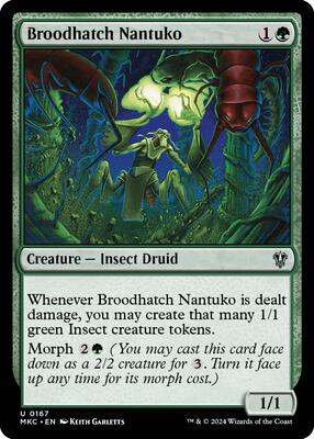 Broodhatch Nantuko card from Commander: Murders at Karlov Manor