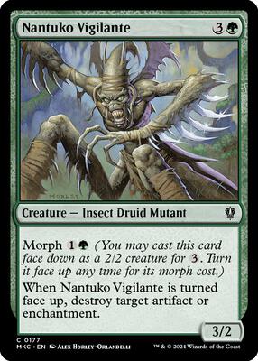 Nantuko Vigilante card from Commander: Murders at Karlov Manor