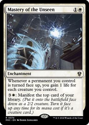 Mastery of the Unseen card from Commander: Murders at Karlov Manor