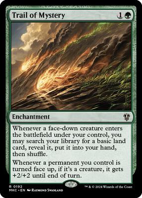 Trail of Mystery card from Commander: Murders at Karlov Manor