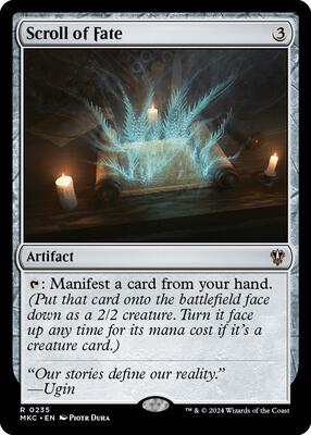 Scroll of Fate card from Commander: Murders at Karlov Manor