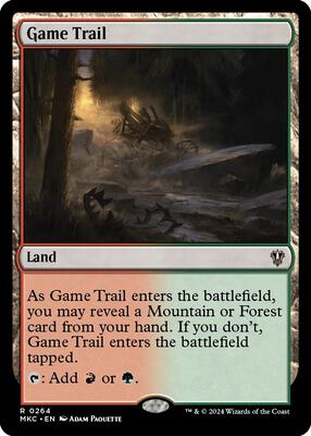 Game Trail card from Commander: Murders at Karlov Manor