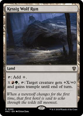 Kessig Wolf Run card from Commander: Murders at Karlov Manor