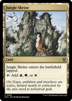 Jungle Shrine card from Commander: Murders at Karlov Manor