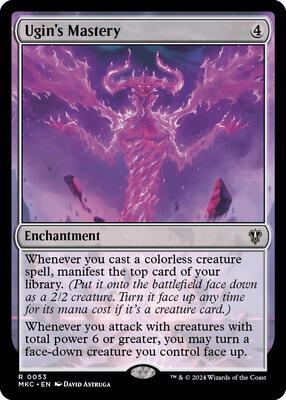 Ugin's Mastery card from Commander: Murders at Karlov Manor