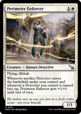 Perimeter Enforcer card from Murders at Karlov Manor