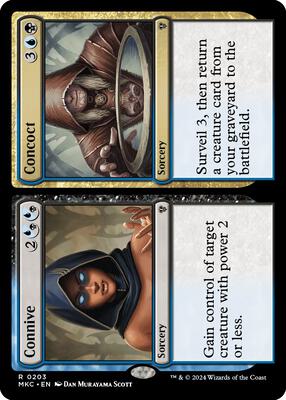 Connive // Concoct card from Commander: Murders at Karlov Manor