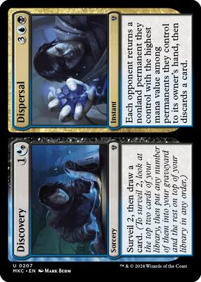 Discovery // Dispersal card from Commander: Murders at Karlov Manor