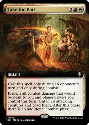 Take the Bait (Extended Art) card from Commander: Murders at Karlov Manor