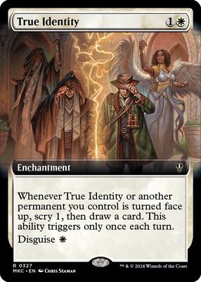 True Identity (Extended Art) card from Commander: Murders at Karlov Manor