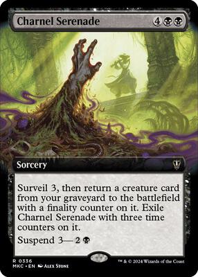Charnel Serenade (Extended Art) card from Commander: Murders at Karlov Manor