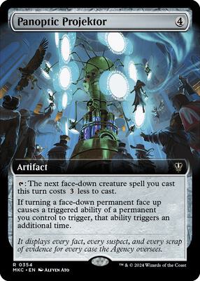 Panoptic Projektor (Extended Art) card from Commander: Murders at Karlov Manor