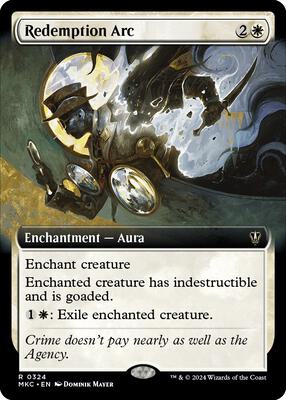 Redemption Arc (Extended Art) card from Commander: Murders at Karlov Manor