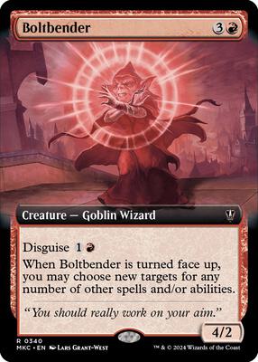 Boltbender (Extended Art) card from Commander: Murders at Karlov Manor