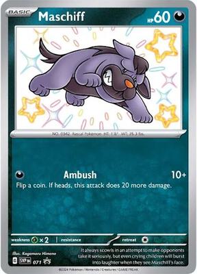 Maschiff - 071 card from SV: Scarlet & Violet Promo Cards