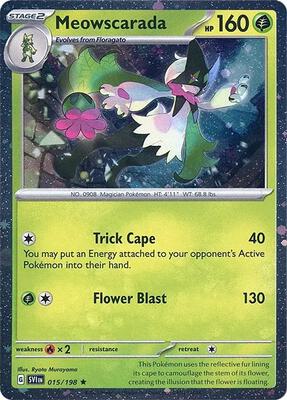 Meowscarada - 015/198 (Cosmos Holo) card from Miscellaneous Cards & Products