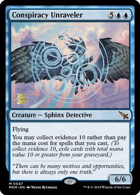 Conspiracy Unraveler card from Prerelease Cards