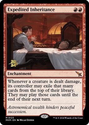 Expedited Inheritance card from Prerelease Cards