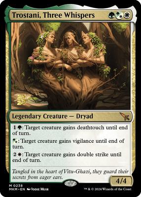 Trostani, Three Whispers card from Prerelease Cards