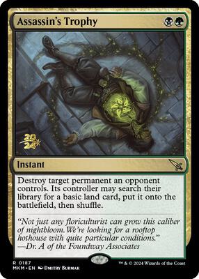 Assassin's Trophy (0187) card from Prerelease Cards