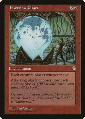 Invasion Plans card from Stronghold