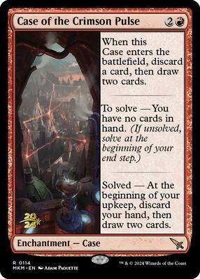 Case of the Crimson Pulse card from Prerelease Cards