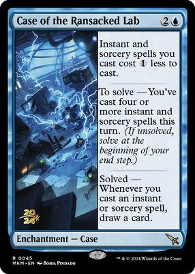 Case of the Ransacked Lab card from Prerelease Cards