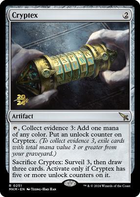 Cryptex card from Prerelease Cards