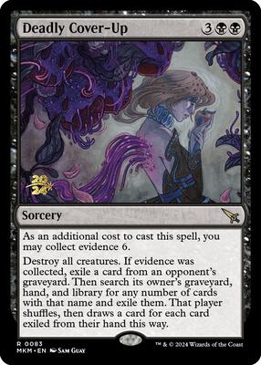 Deadly Cover-Up card from Prerelease Cards