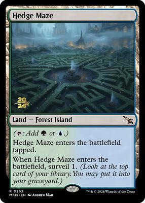 Hedge Maze card from Prerelease Cards