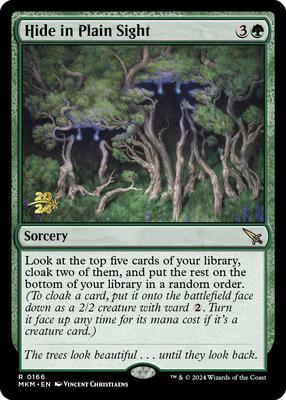 Hide in Plain Sight card from Prerelease Cards