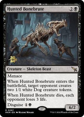 Hunted Bonebrute card from Prerelease Cards