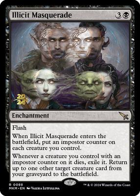 Illicit Masquerade card from Prerelease Cards