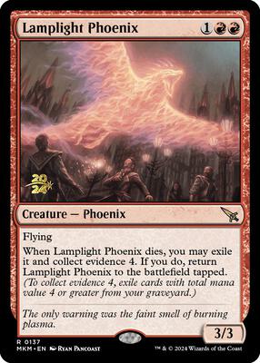 Lamplight Phoenix card from Prerelease Cards