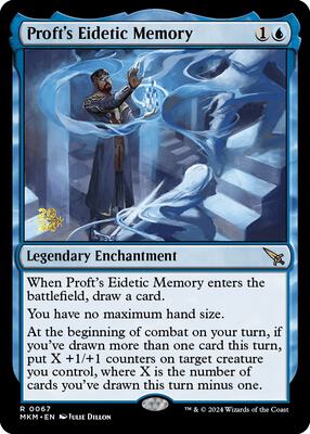 Proft's Eidetic Memory card from Prerelease Cards