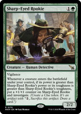 Sharp-Eyed Rookie card from Prerelease Cards